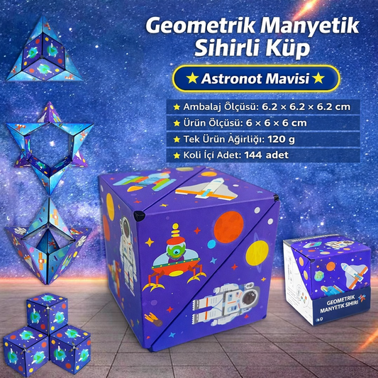 Manyetik Dönüşen Sihirli Küp – 72+ Şekil