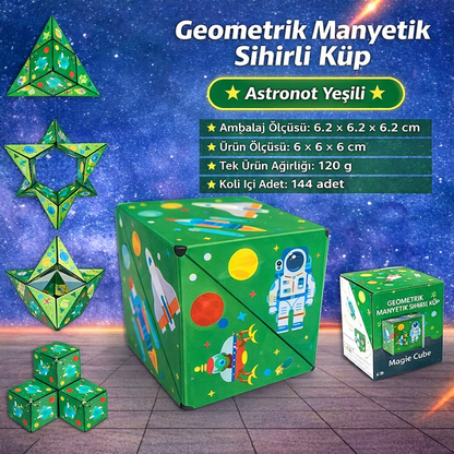 Manyetik Dönüşen Sihirli Küp – 72+ Şekil