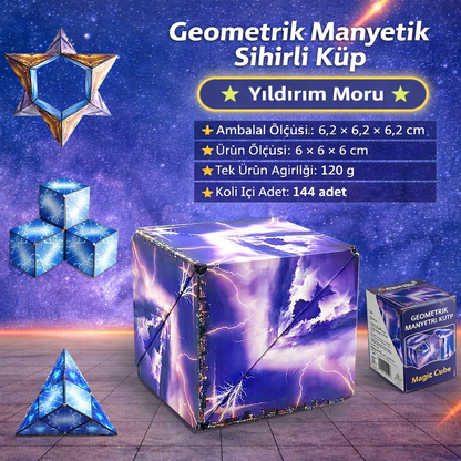 Manyetik Dönüşen Sihirli Küp – 72+ Şekil