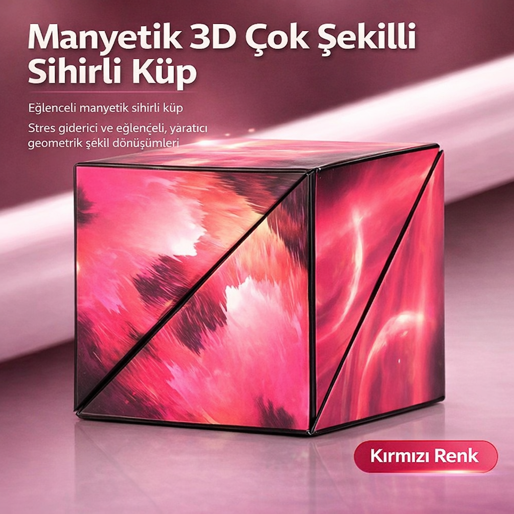 Manyetik Dönüşen Sihirli Küp – 72+ Şekil