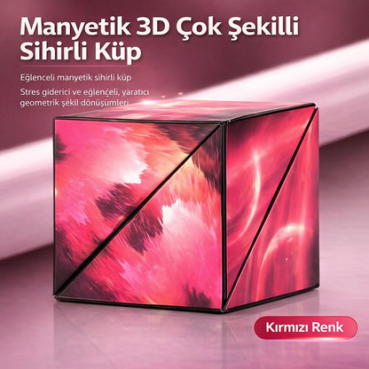 Manyetik Dönüşen Sihirli Küp – 72+ Şekil