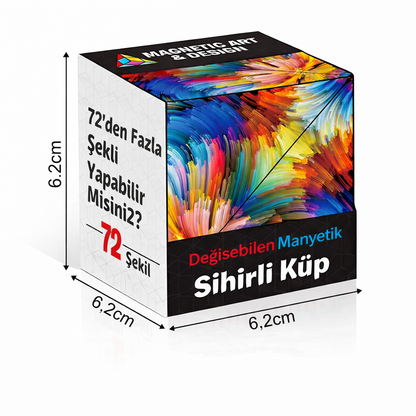 Manyetik Dönüşen Sihirli Küp – 72+ Şekil